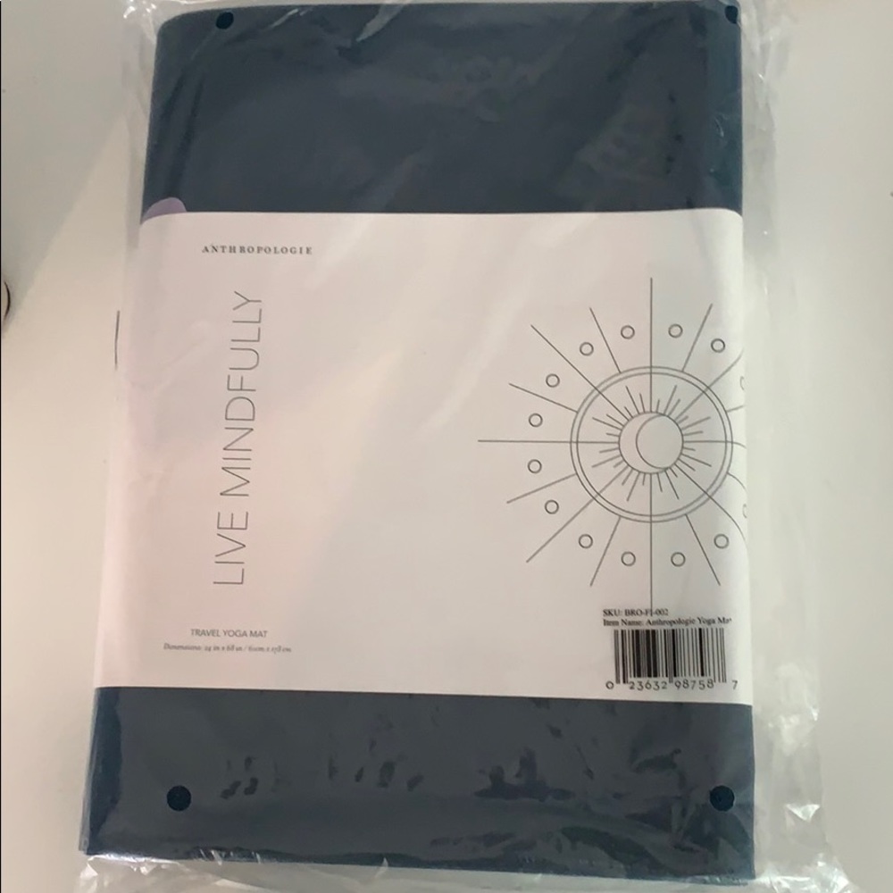 Anthropologie Travel Yoga Mat